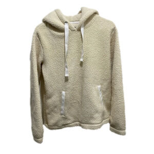 WOMEN'S abercrombie & fitch soft AF sherpa pullover hoodie -Size SMALL- …